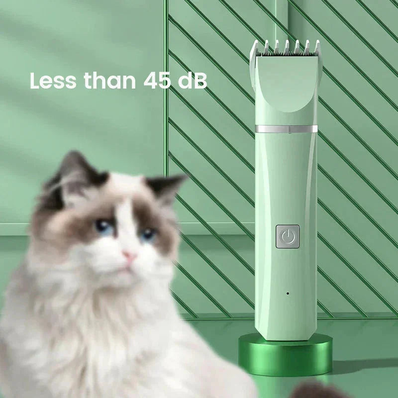 4 in 1 Electric Pet Grooming Kit - Hair Trimmer, Clippers, Nail Grinder for Cats & Dogs - EZIMO STORE