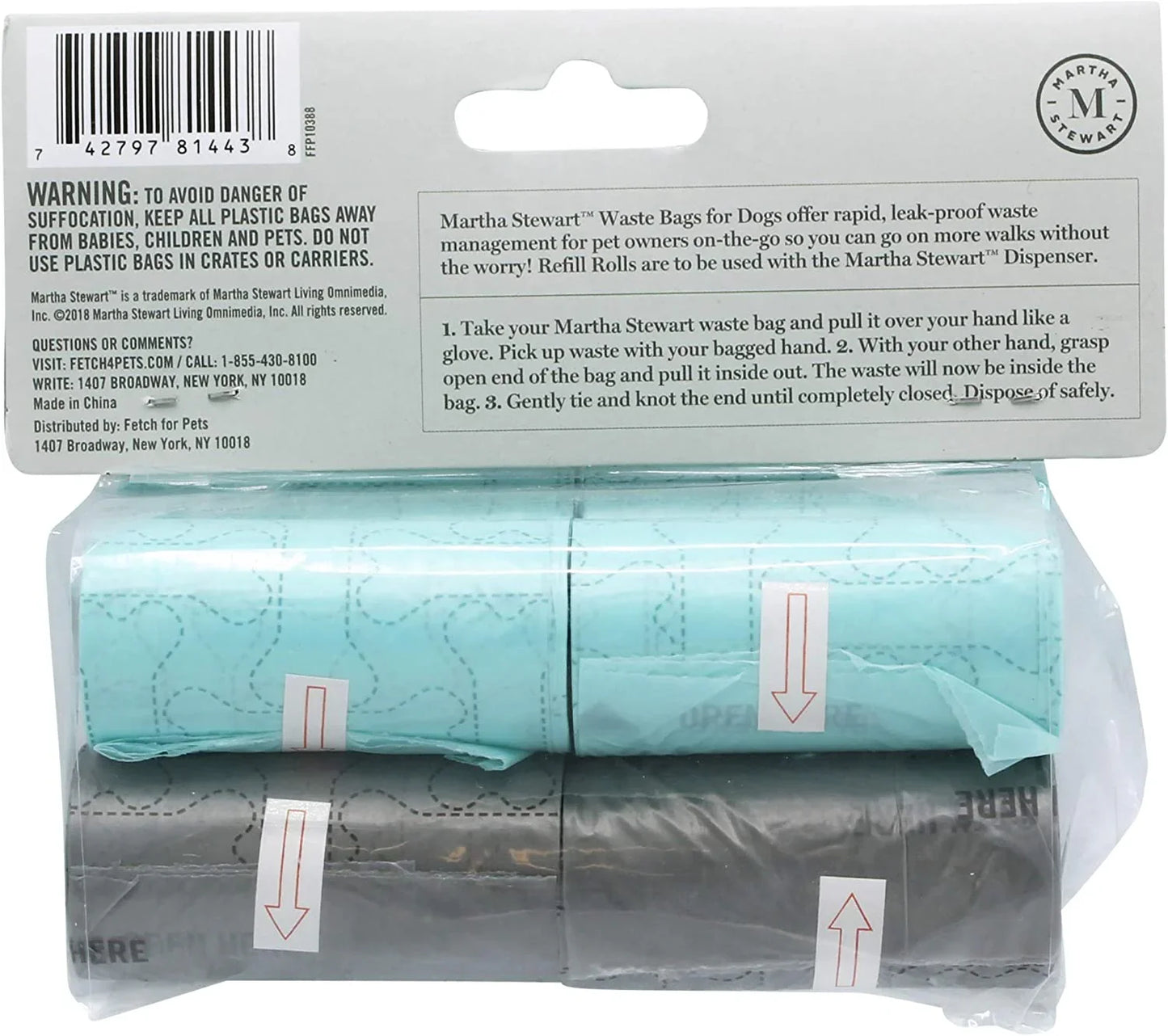 Poop Waste Bags | 120 Large Unscented Doggie Bags for a Quick Cleanup | Tear-Resistant Dog Waste Bags, Great for Dog Walking Everyday Use | 8 Rolls - EZIMO STORE