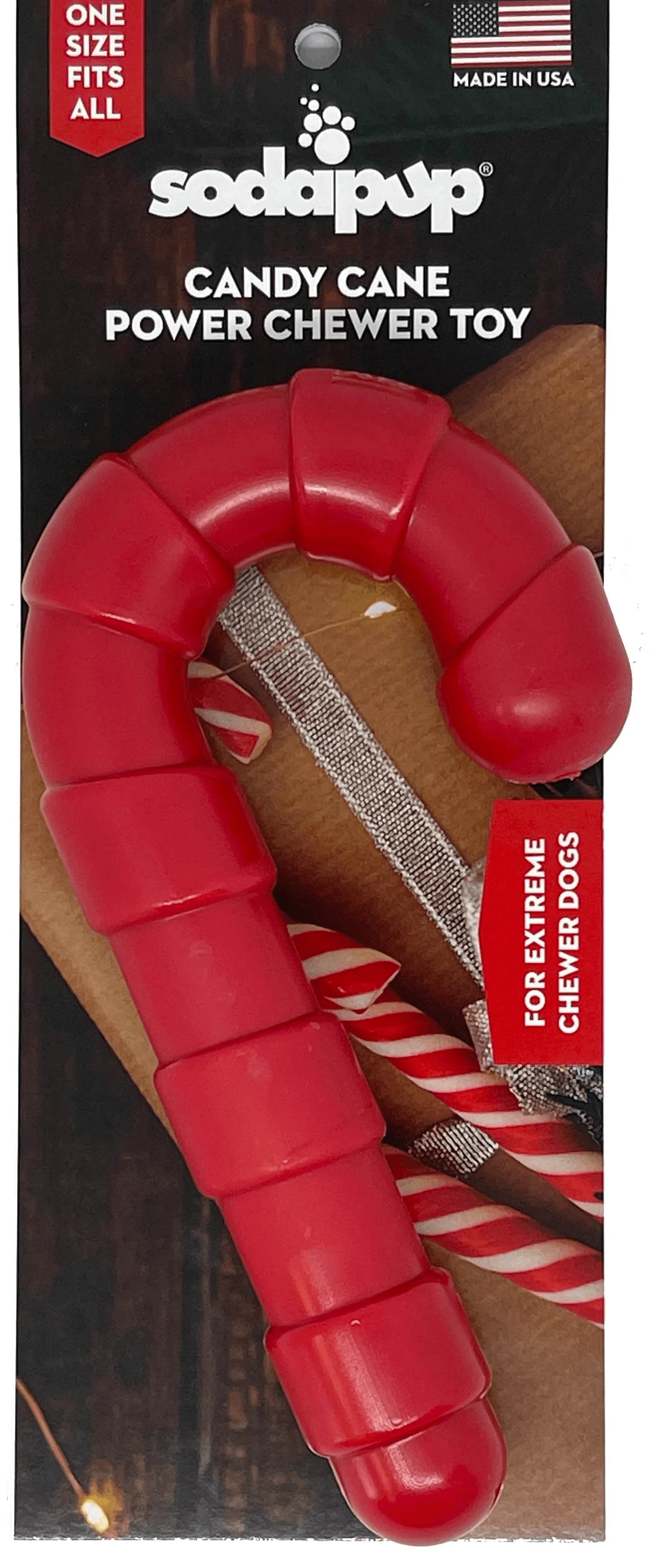 Ultra-Durable Candy Cane Chew Toy for Aggressive Chewers - EZIMO STORE