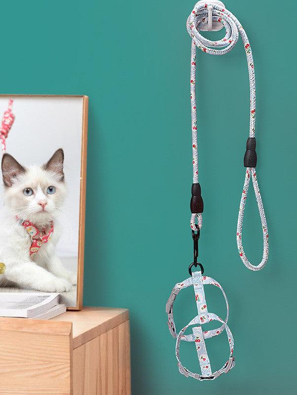 I-Shaped Cat Traction Harness With Adjustable Leash - Ultimate Freedom For Your Feline Friend - EZIMO STORE