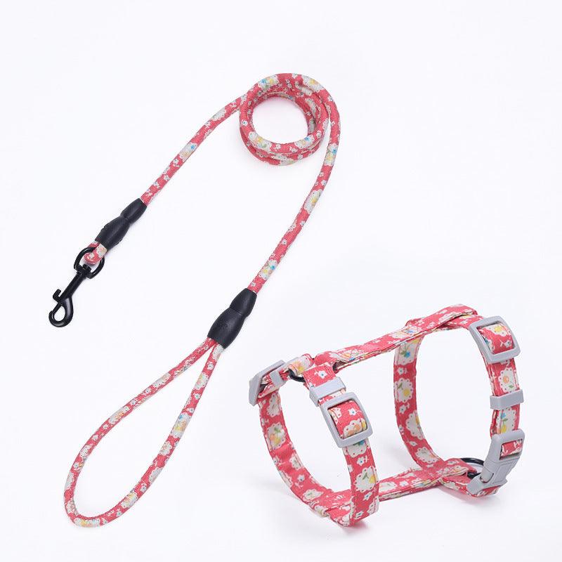 I-Shaped Cat Traction Harness With Adjustable Leash - Ultimate Freedom For Your Feline Friend - EZIMO STORE